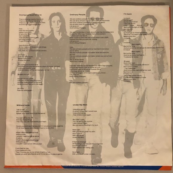 The Box Closer Together New Wave Vinyl Record 1987 - Picture 3 of 6